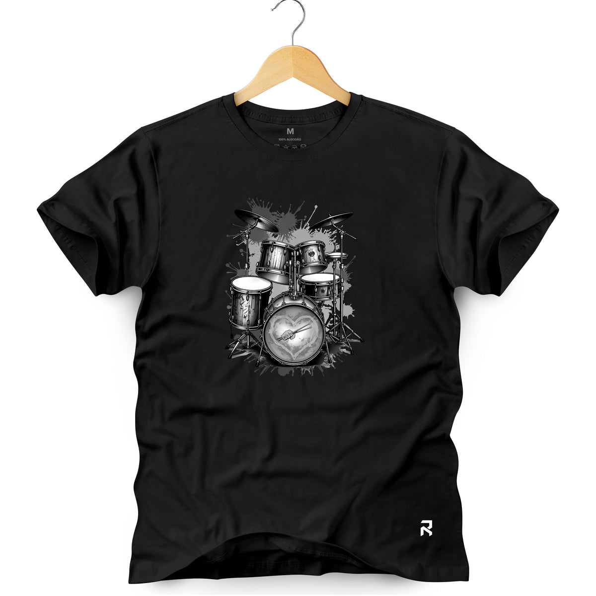 Camiseta Masculina Bateria