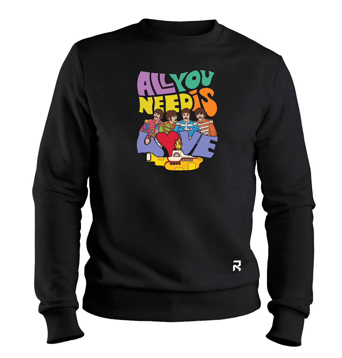 Moletom Unissex Beatles Love