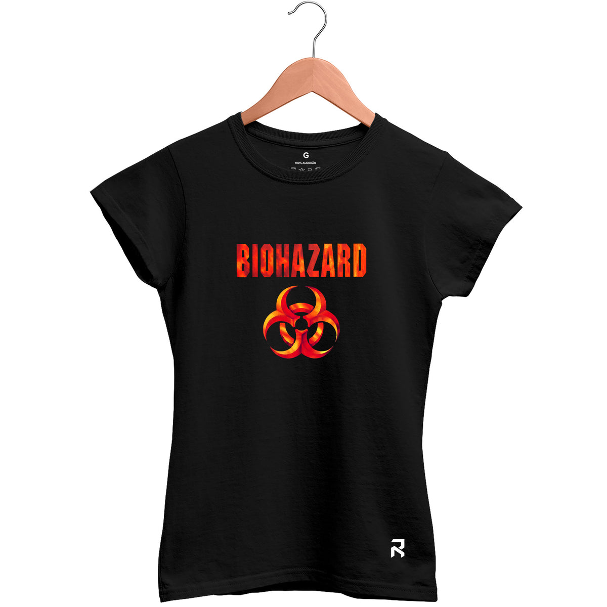 Camiseta Baby Look Feminina Biohazard