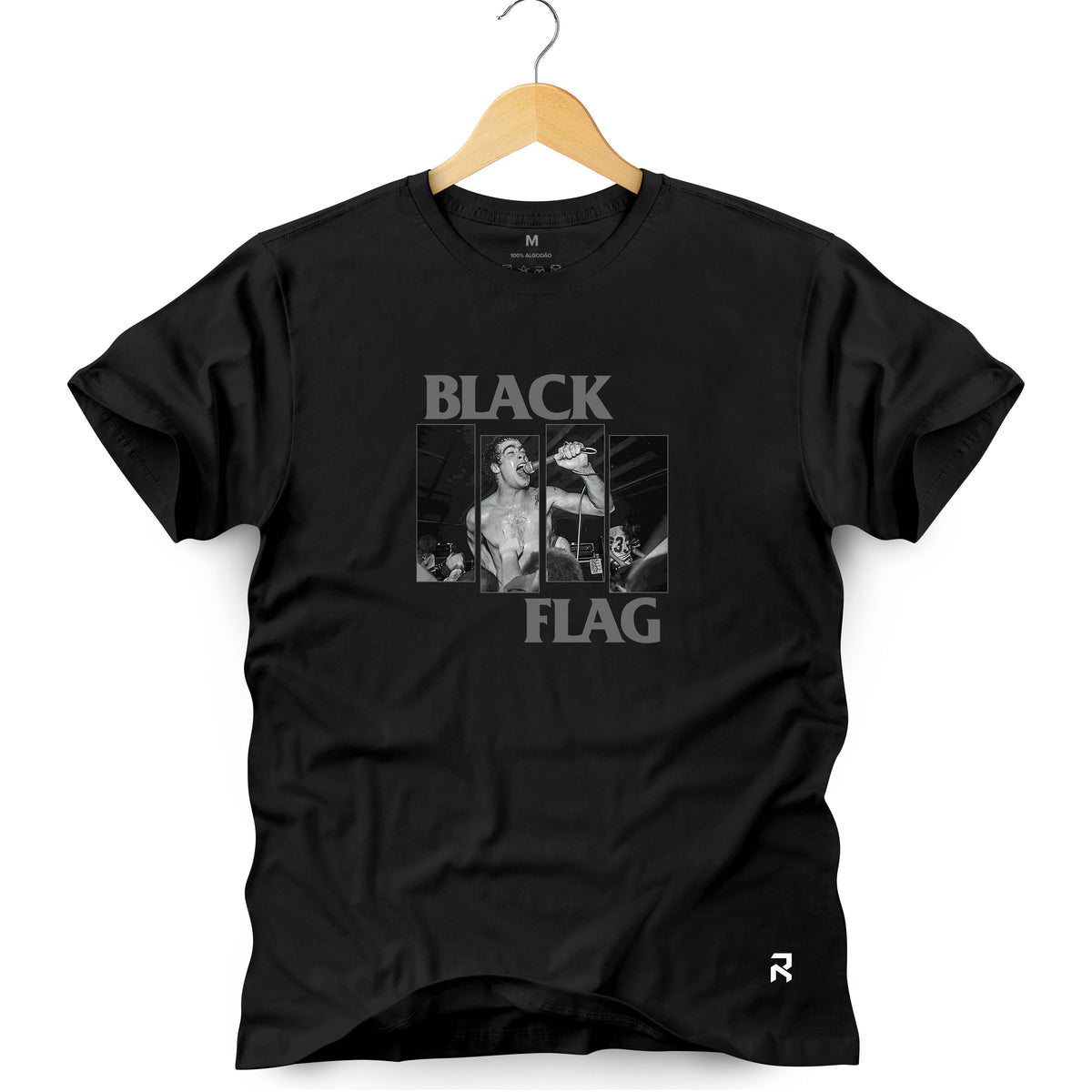 Camiseta Masculina Black Flag