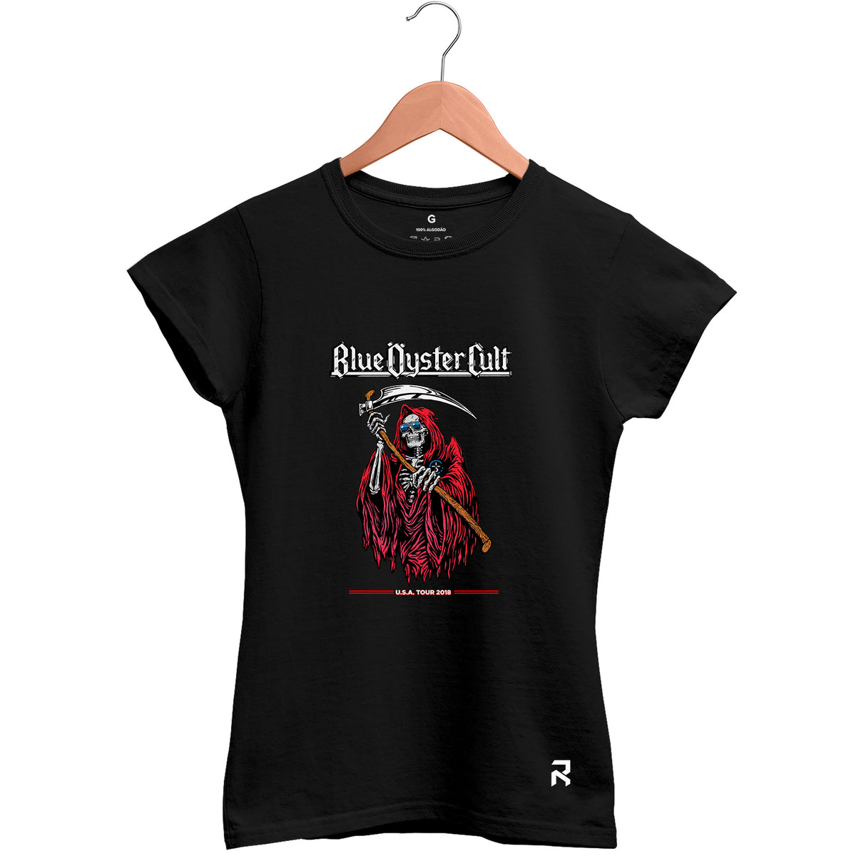Camiseta Baby Look Feminina Blue Oyster Cult