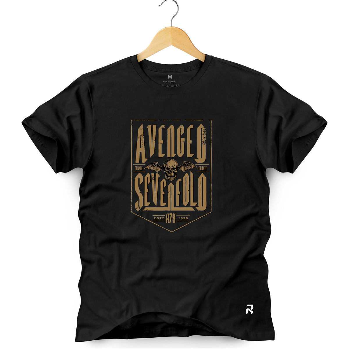 Camiseta Masculina Brasão Avenged