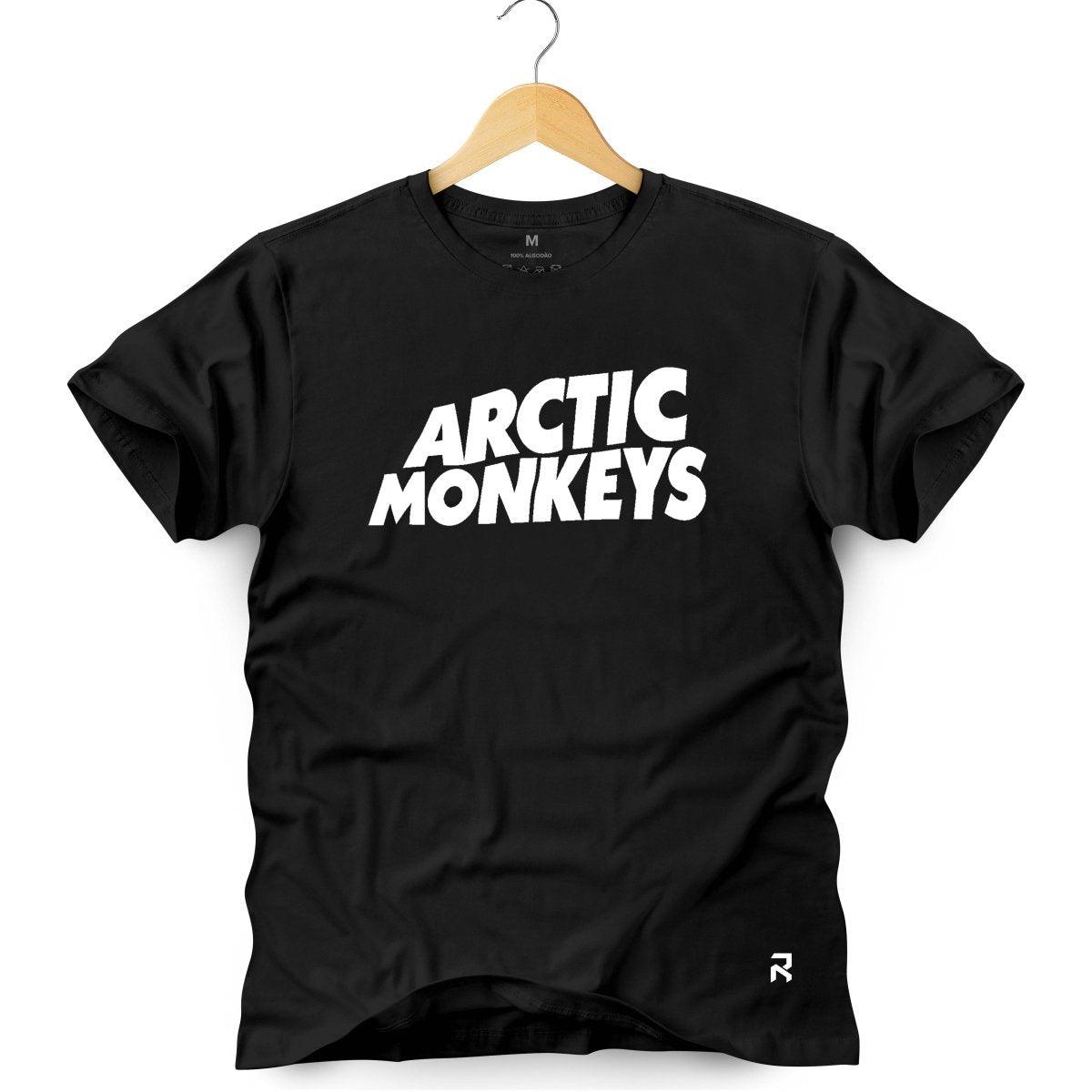 Camiseta Masculina Arctic Monkeys - Clube Rock - P - Preta -
