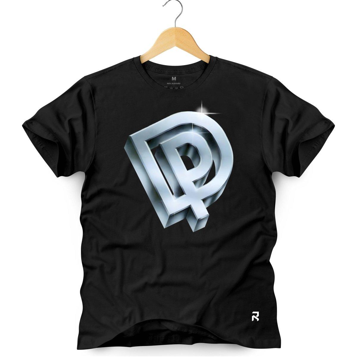 Camiseta Masculina Deep Purple prata - Clube Rock - P - Preta -