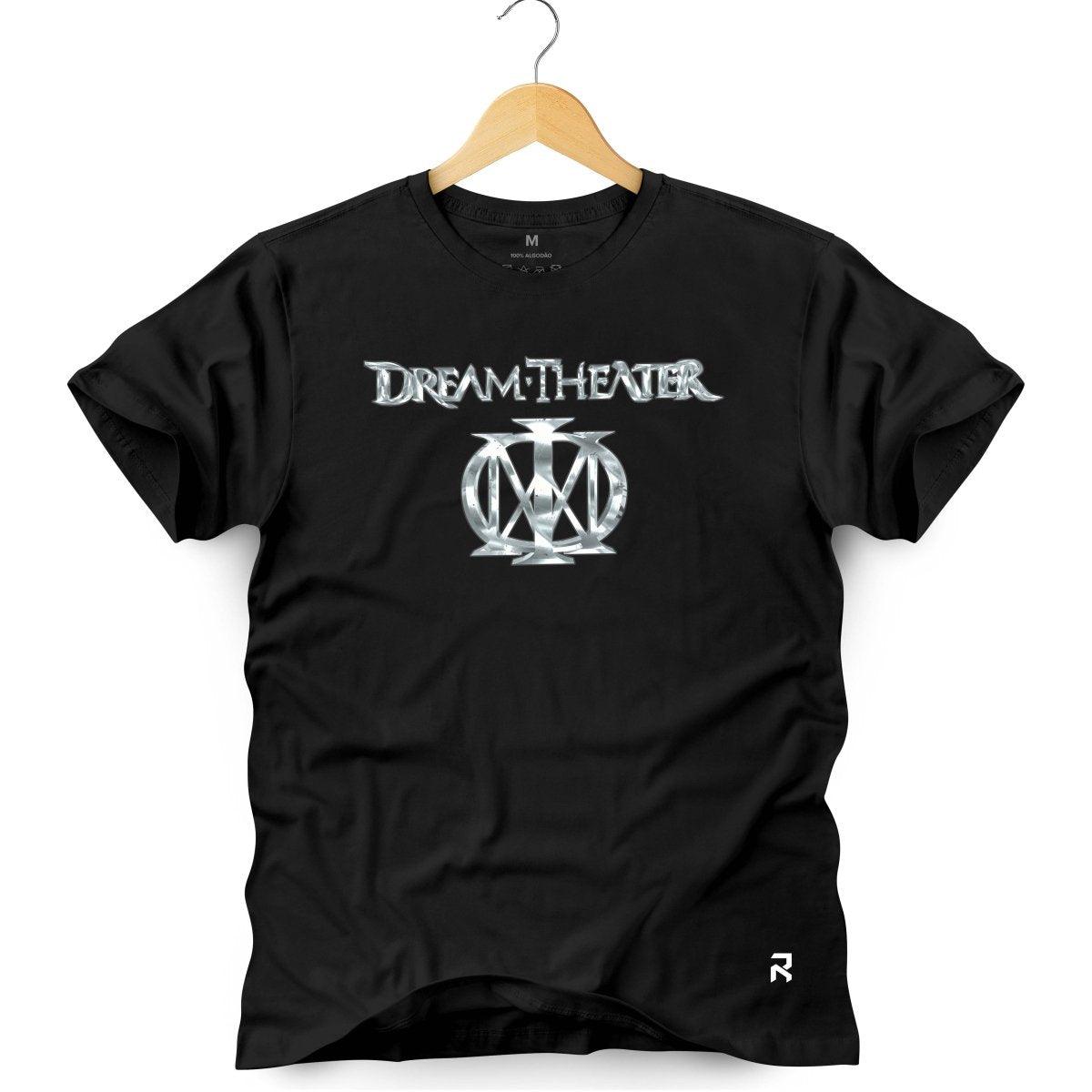 Camiseta Masculina Dream Theater - Clube Rock - P - Preta -