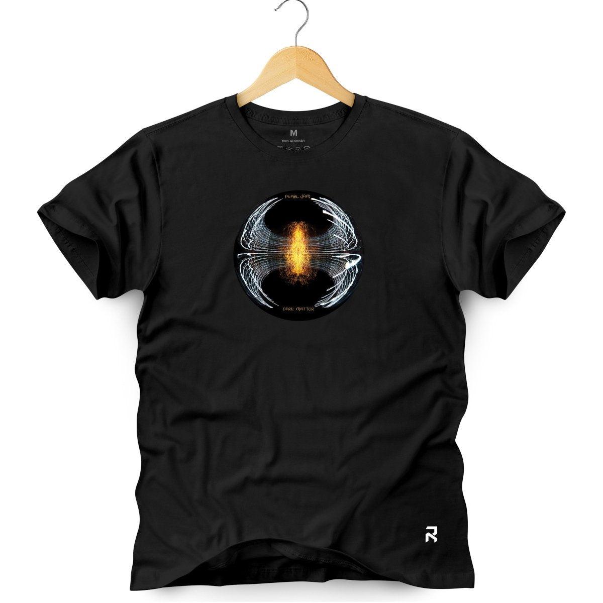 Camiseta Masculina Pearl Jam Dark Matter - Clube Rock - P - Preta -