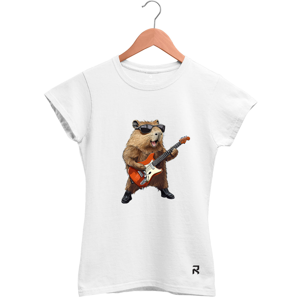 Camiseta Baby Look Feminina Capivara