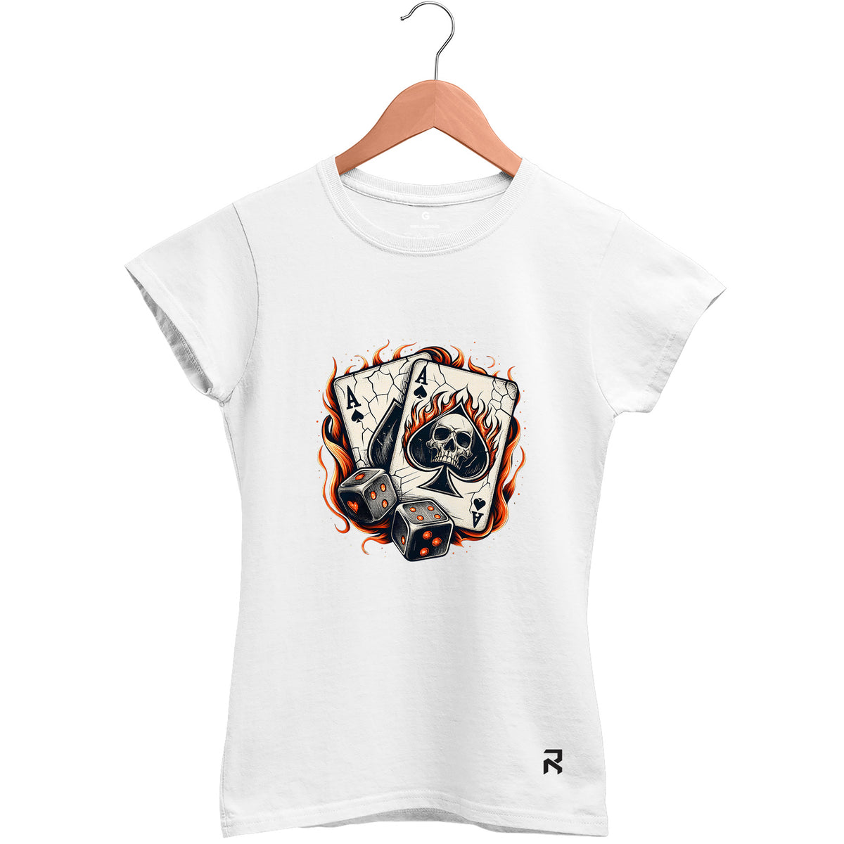 Camiseta Baby Look Feminina Cartas