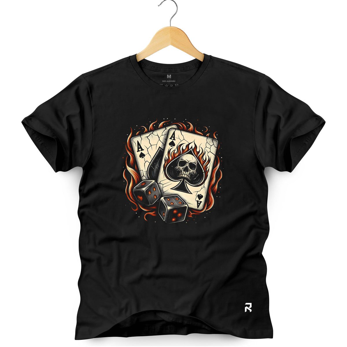 Camiseta Masculina Cartas