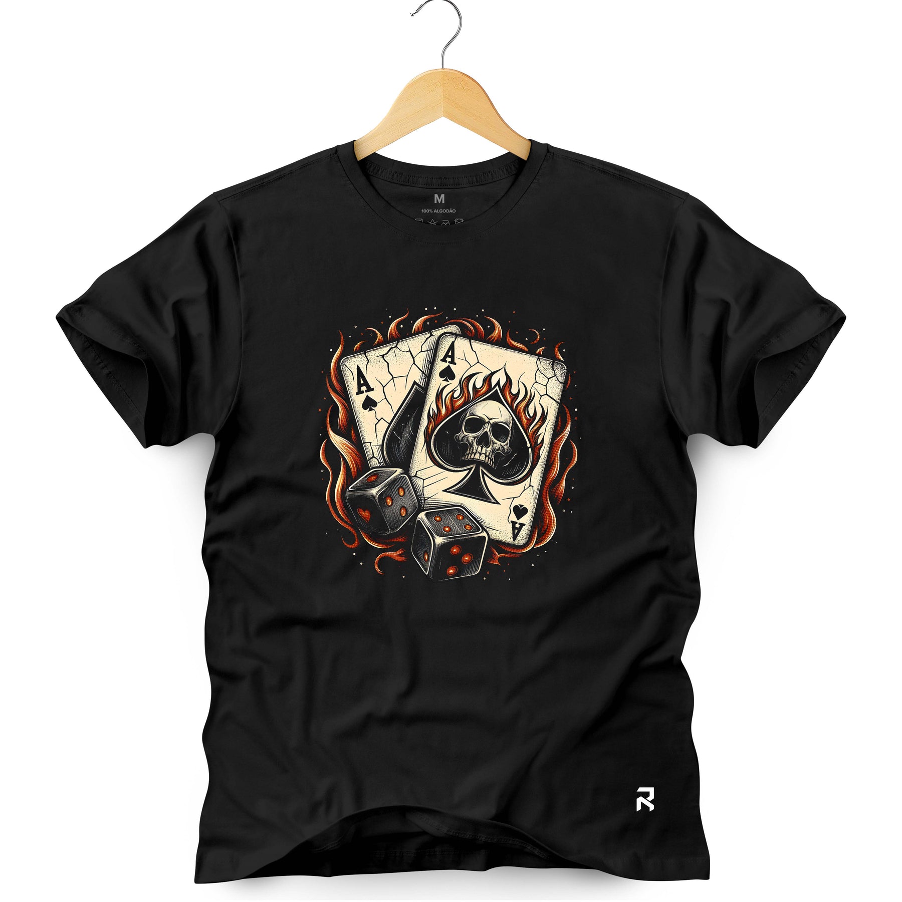 Camiseta Masculina Cartas