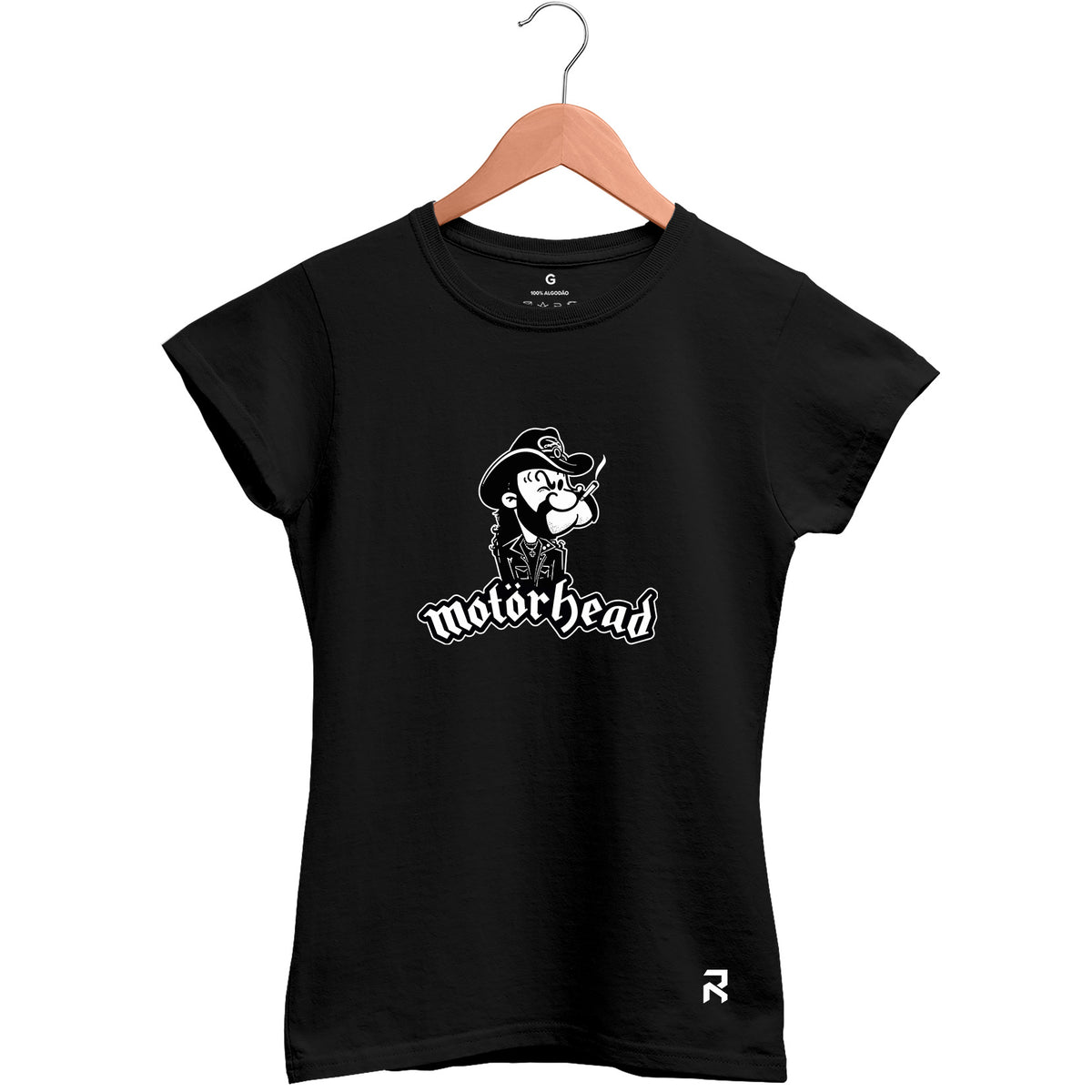 Camiseta Baby Look Feminina Cartoon Motorhead