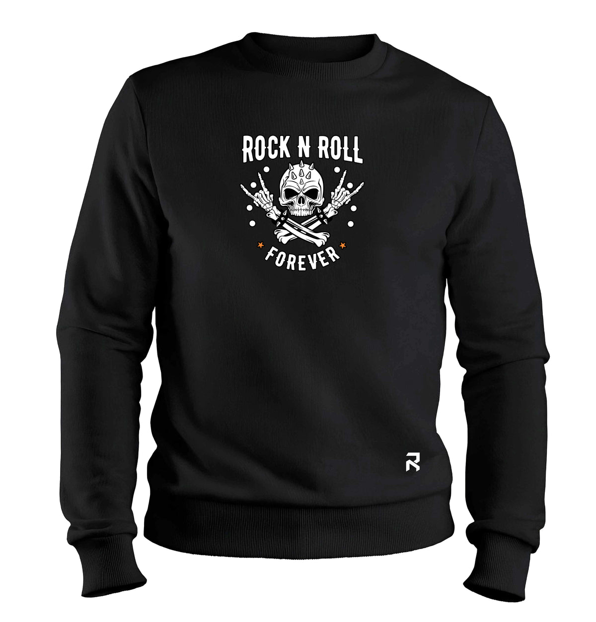 Moletom Unissex Caveira Rock N Roll