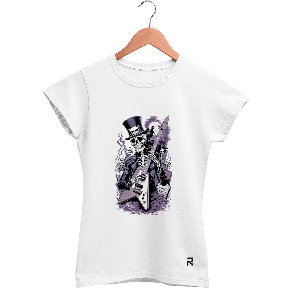 Camiseta Baby Look Feminina Cemitério