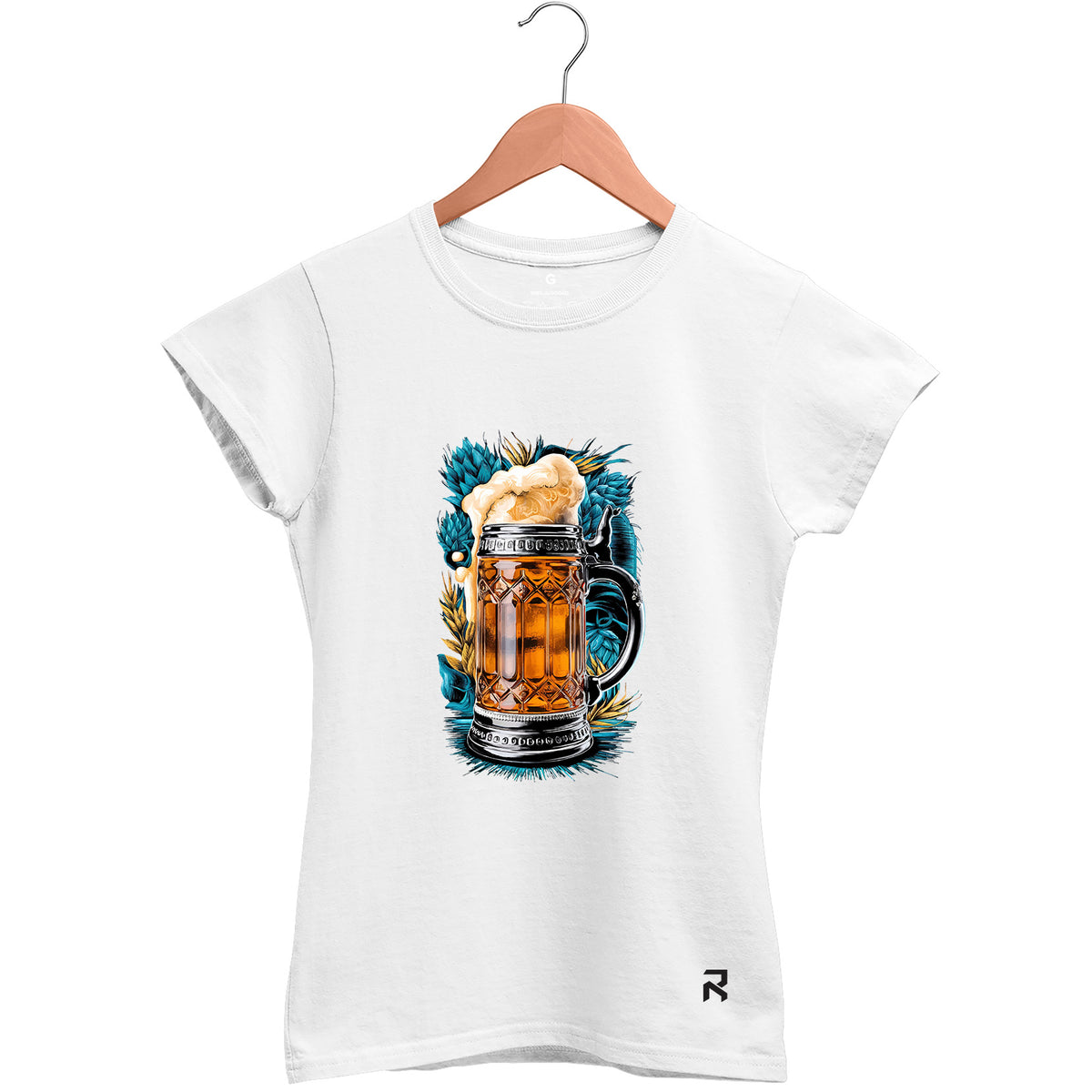 Camiseta Baby Look Feminina Chopp Clássico