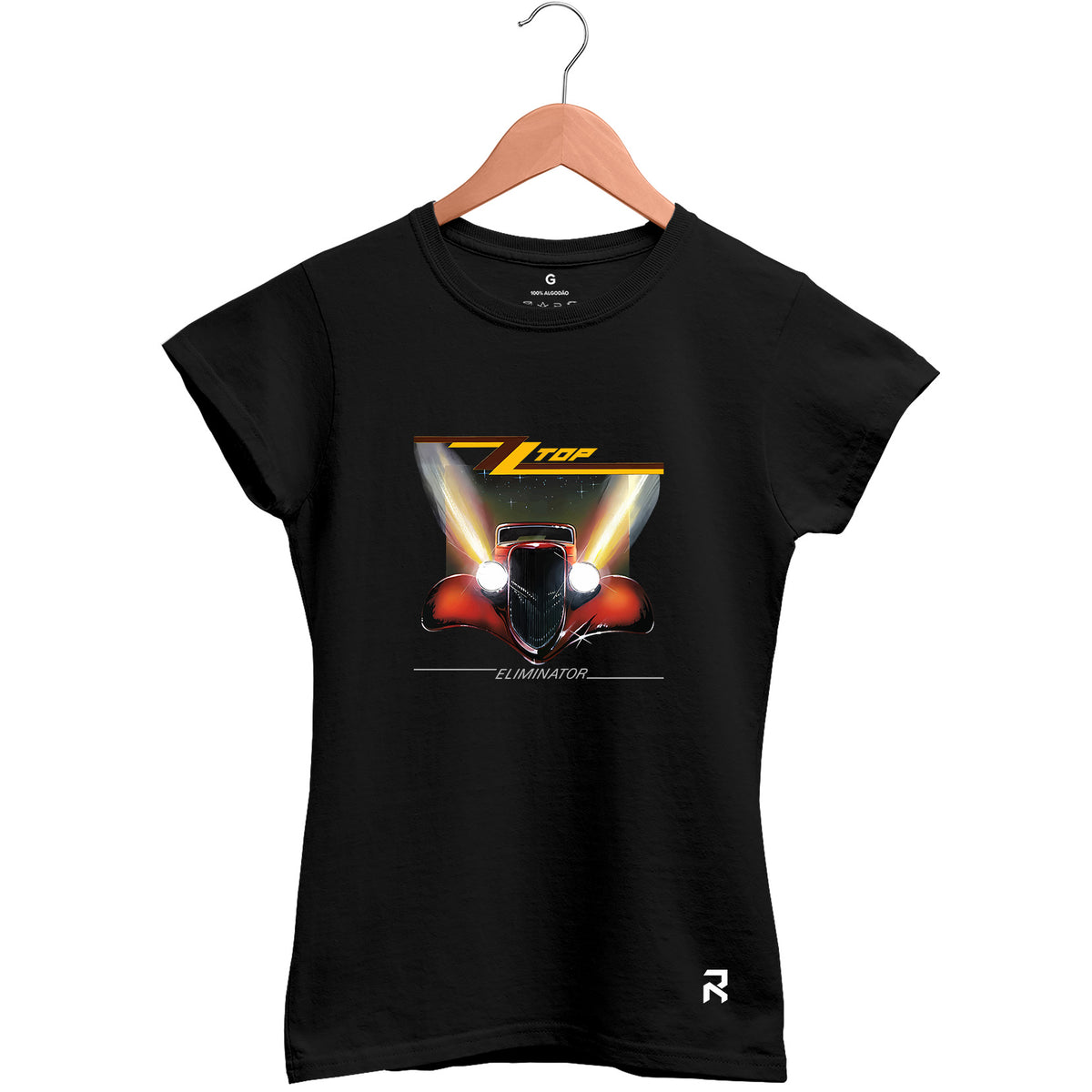 Camiseta Baby Look Feminina Eliminator ZZ Top