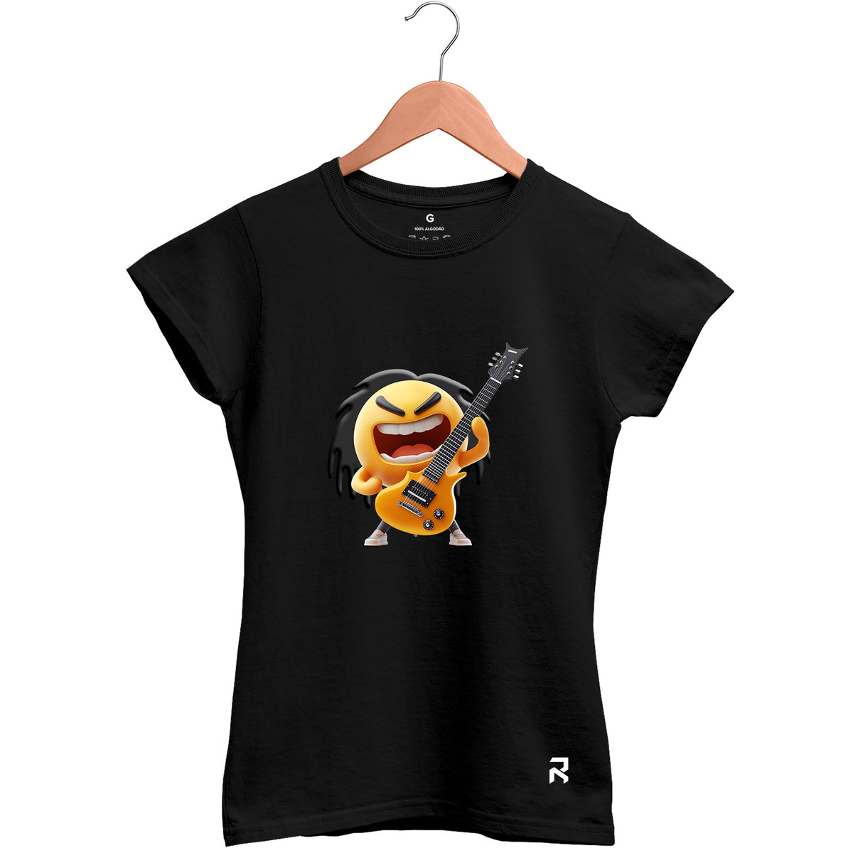 Camiseta Baby Look Feminina Emoji