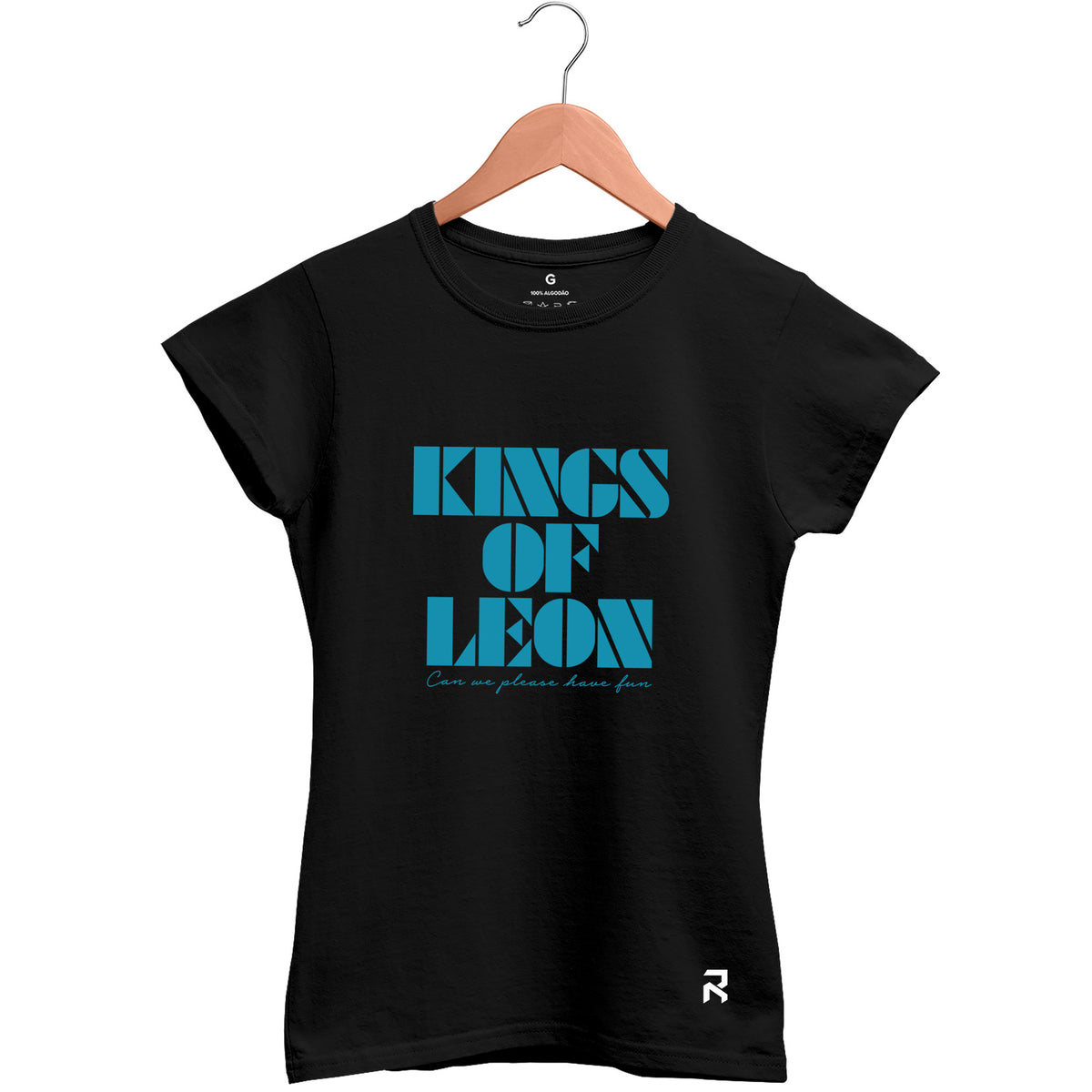 Camiseta Baby Look Feminina Fun Kings Of Leon