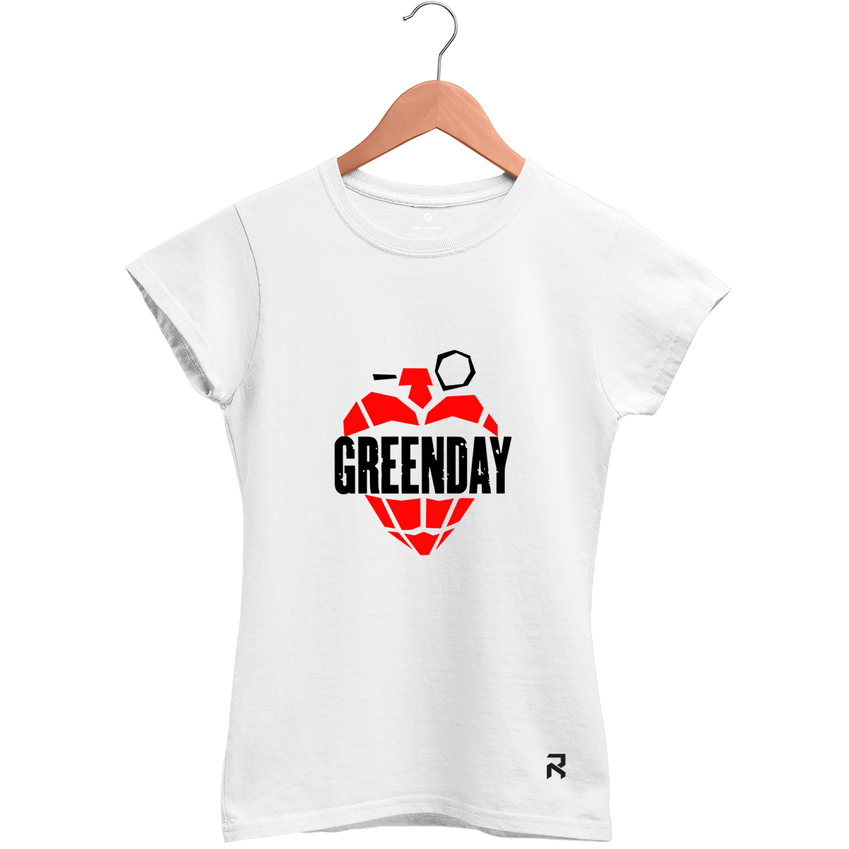 Camiseta Baby Look Feminina Green Day