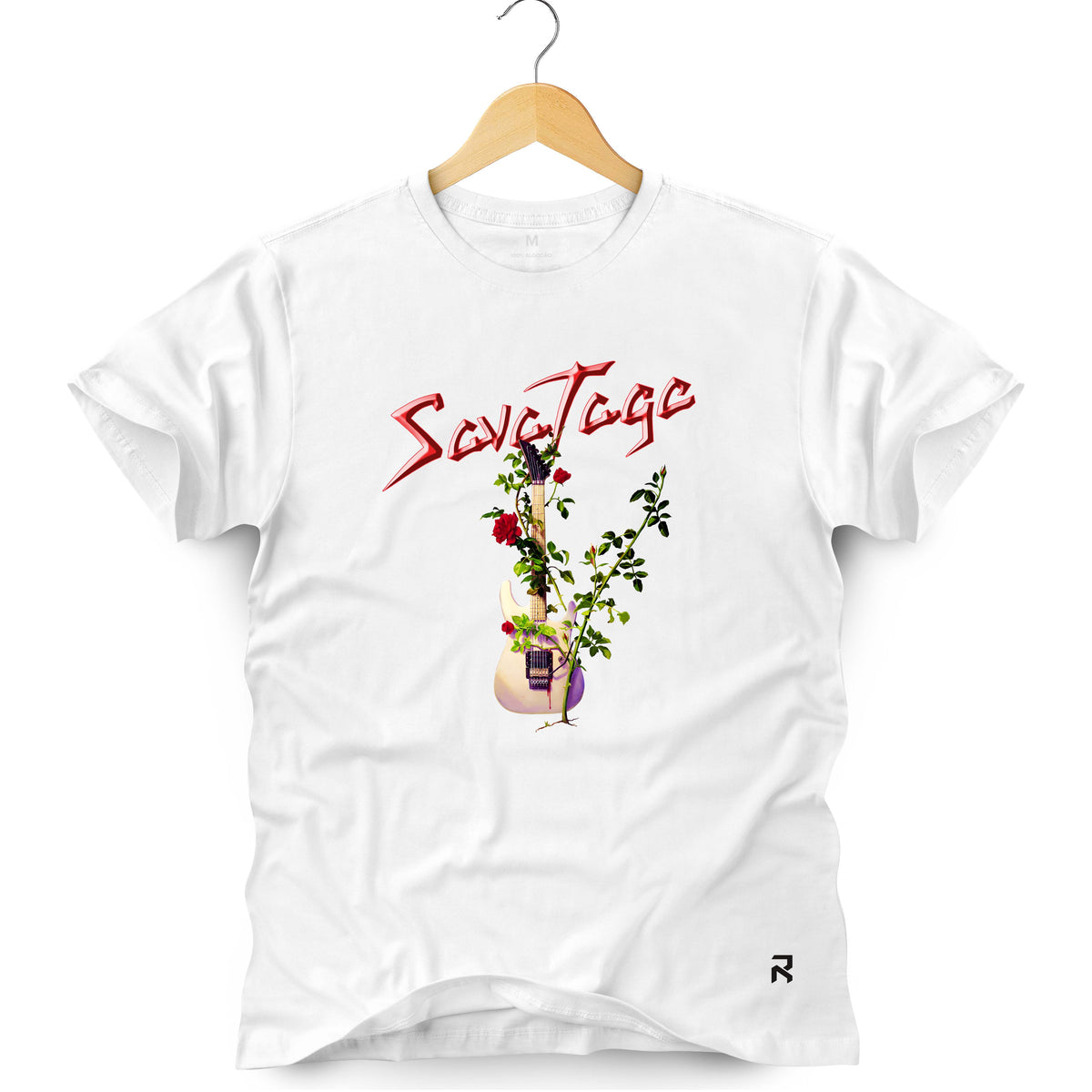 Camiseta Masculina Guitarra Savatage