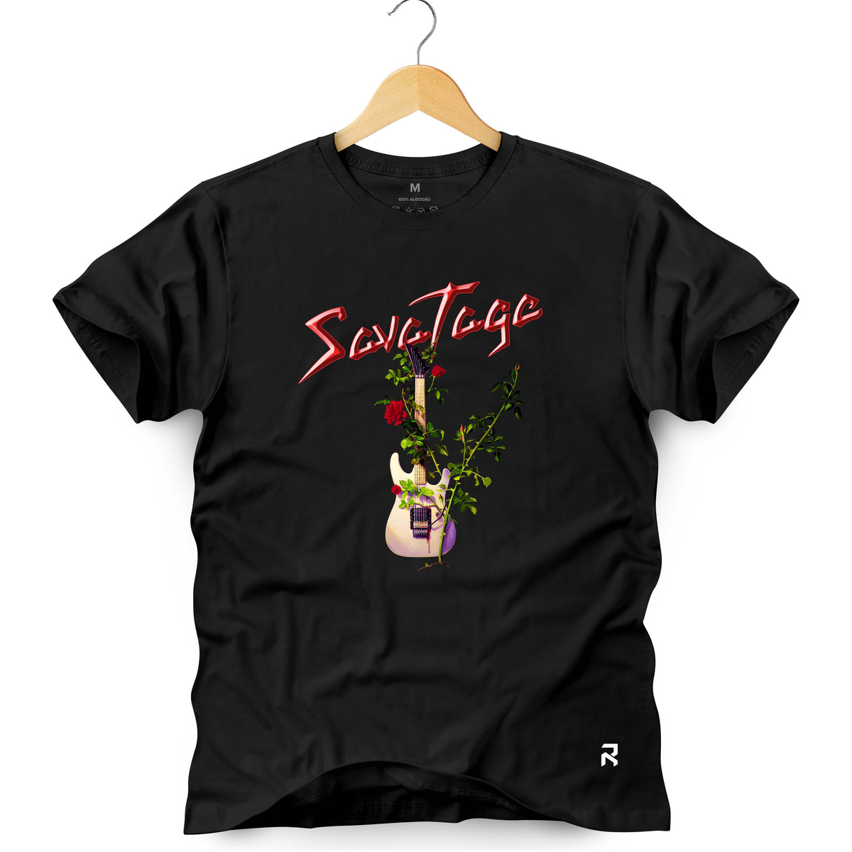 Camiseta Masculina Guitarra Savatage