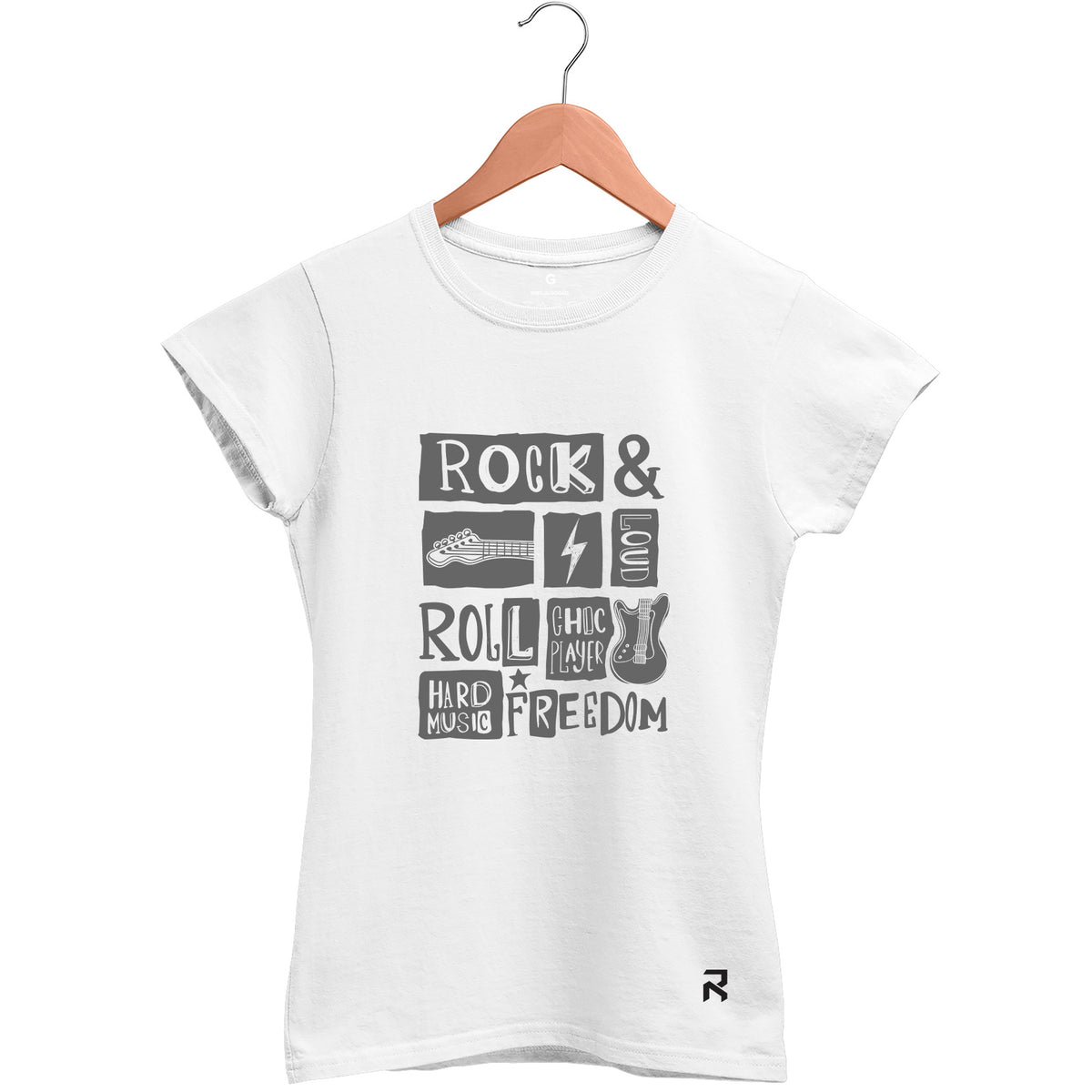Camiseta Baby Look Feminina Hard Music