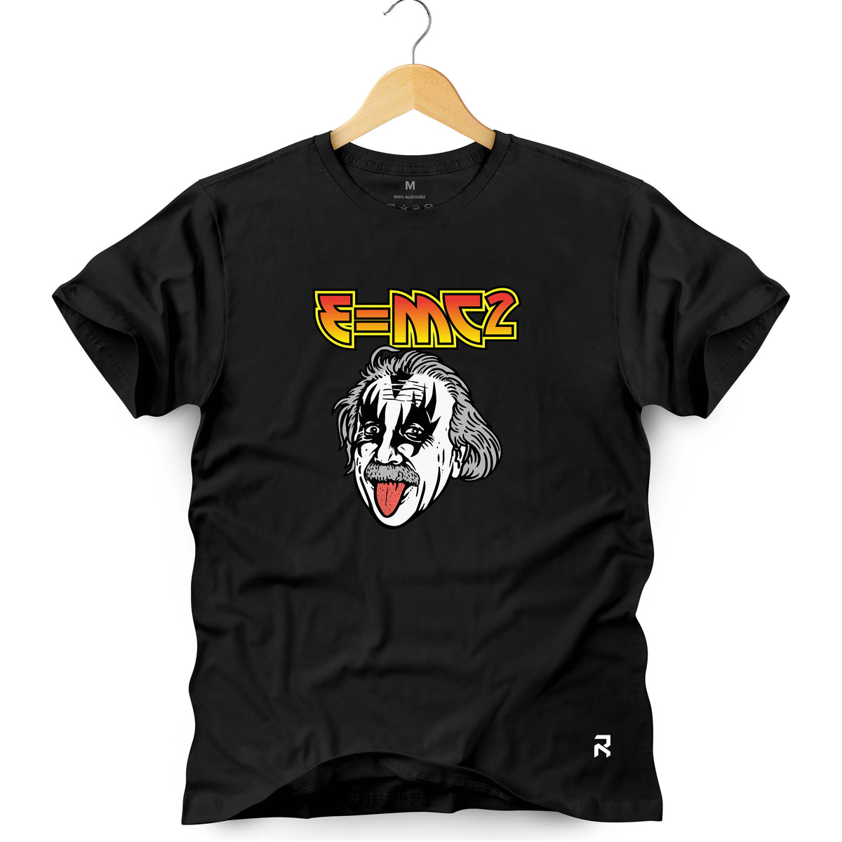 Camiseta Masculina Rock Einstein