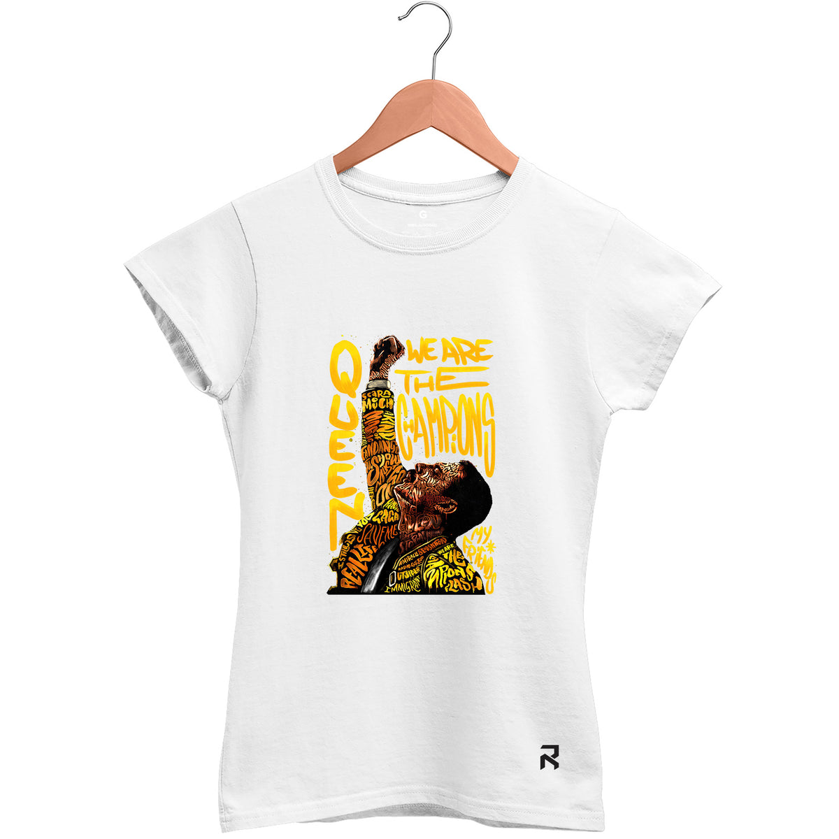 Camiseta Baby Look Feminina Lettering Mercury