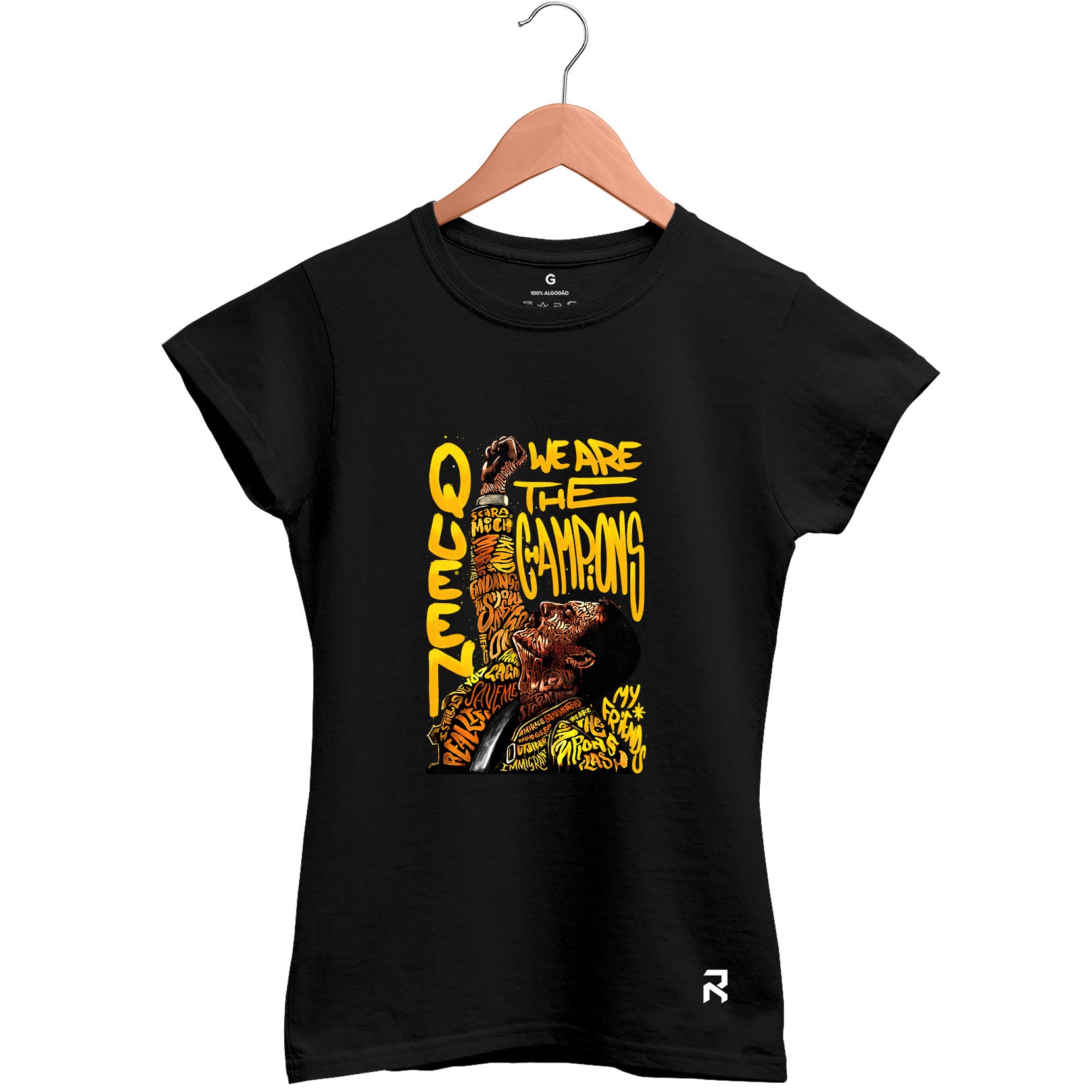 Camiseta Baby Look Feminina Lettering Mercury