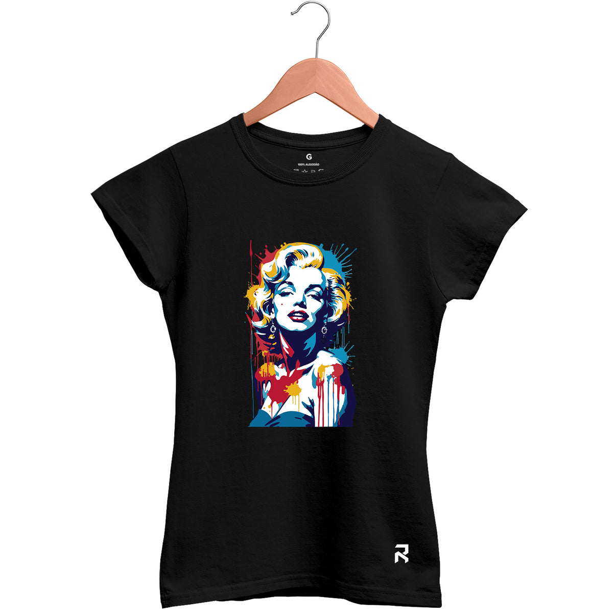 Camiseta Baby Look Feminina Marilyn Monroe