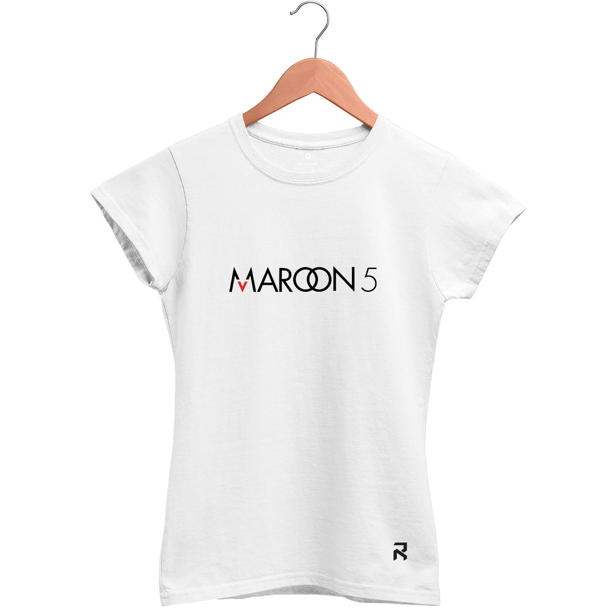 Camiseta Baby Look Feminina Maroon 5