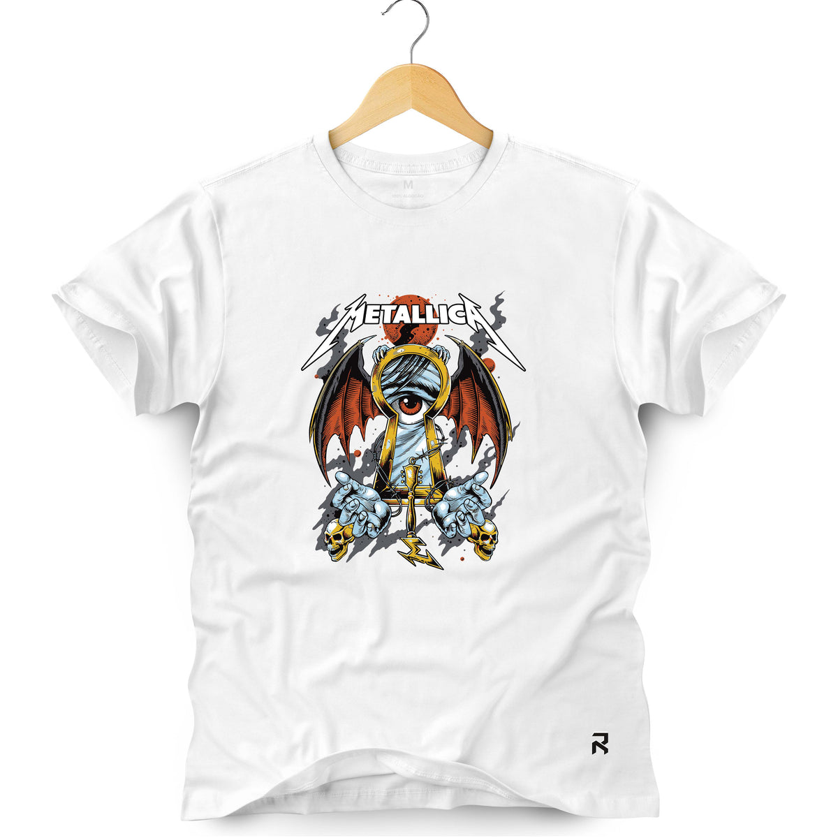 Camiseta Masculina Lock Metallica