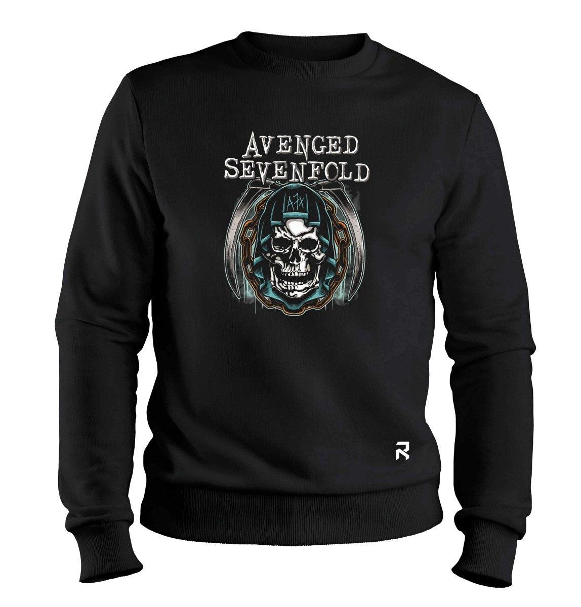 Moletom Avenged A7X - Clube Rock - P - Preto -