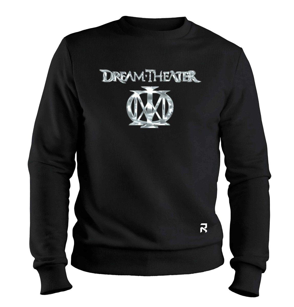 Moletom Dream Theater Unissex - Clube Rock - P - Preto -
