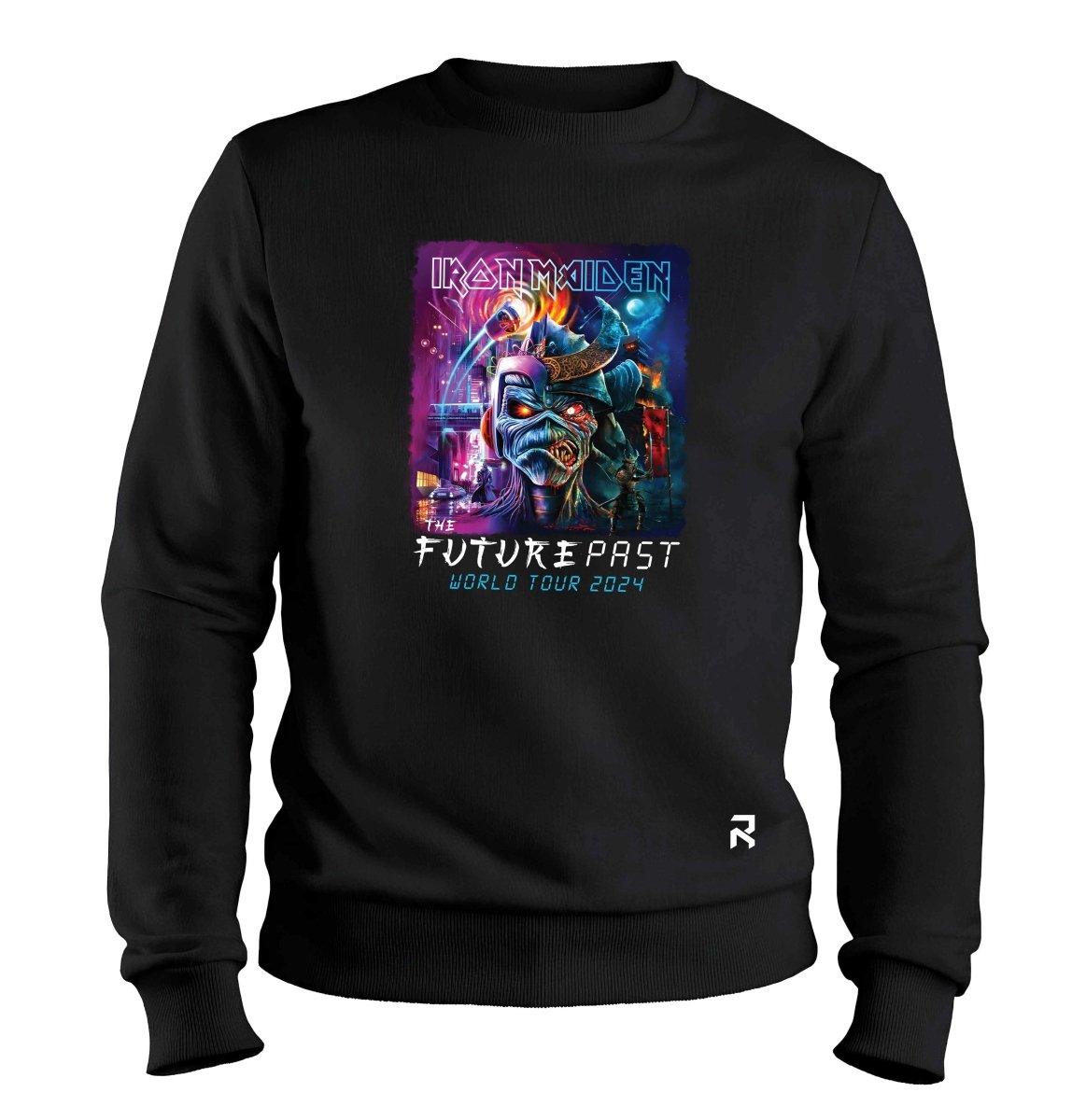 Moletom Iron Maiden World Tour Unissex - Clube Rock - P - Preto -