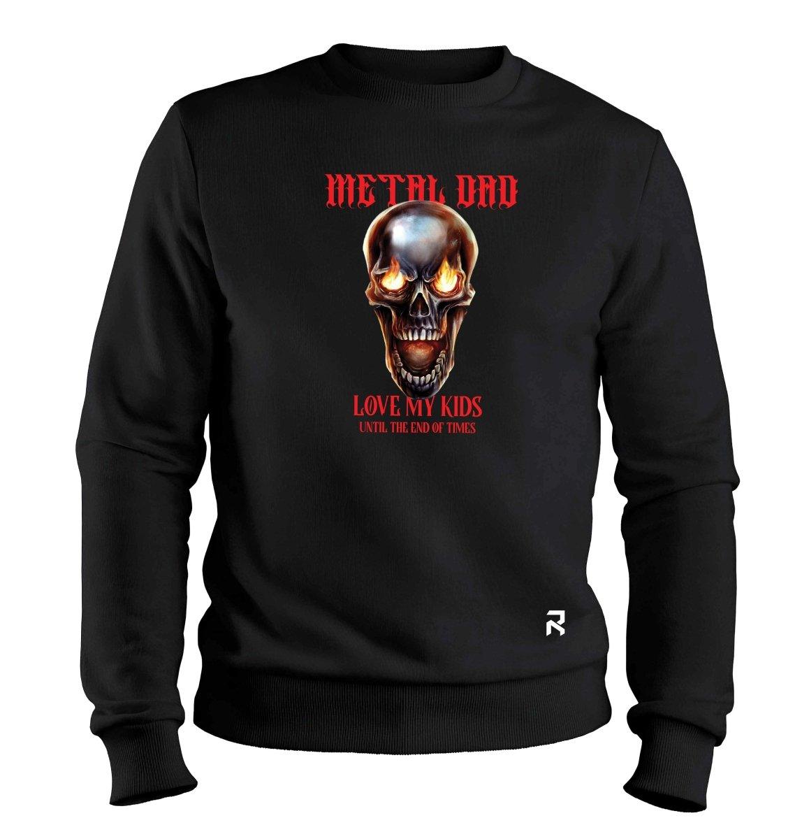 Moletom Metal Dad - Clube Rock - P - Preto -