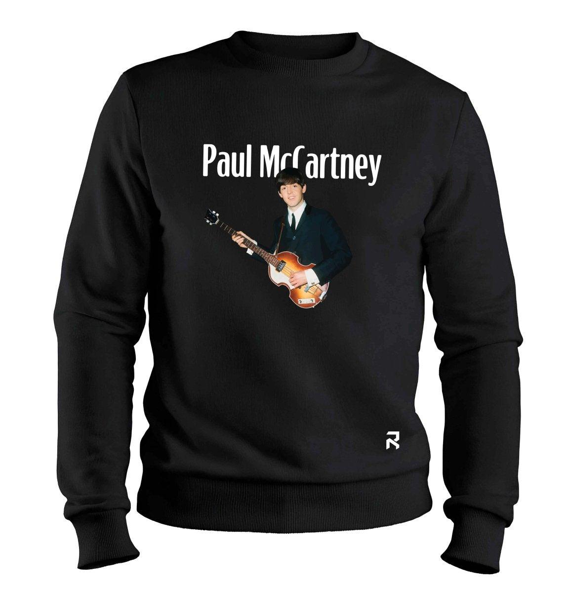 Moletom Paul McCartney Unissex - Clube Rock - P - Preto -