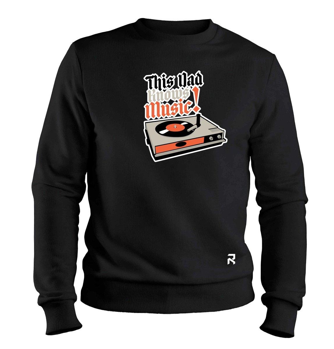 Moletom This Dad Knows Music - Clube Rock - P - Preto -