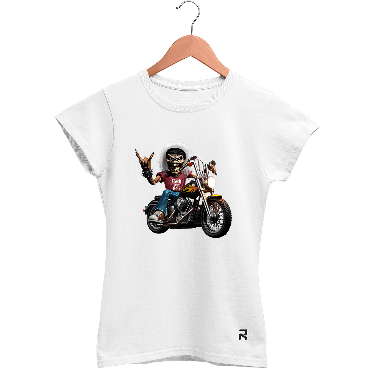 Camiseta Baby Look Feminina Moto Eddie