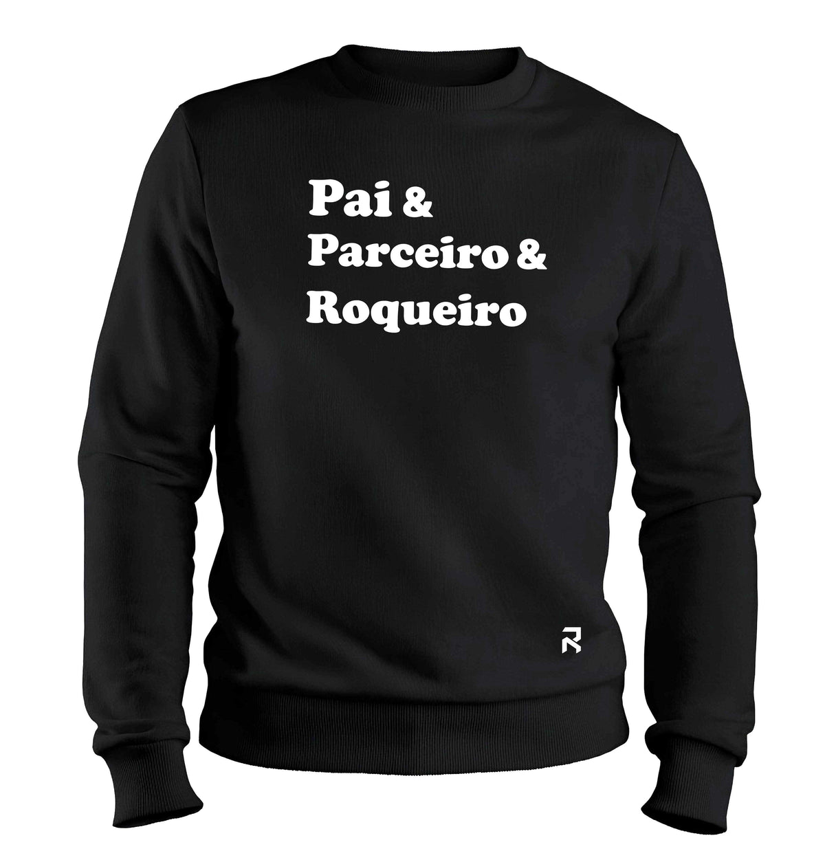 Moletom Unissex Pai Parceiro Roqueiro