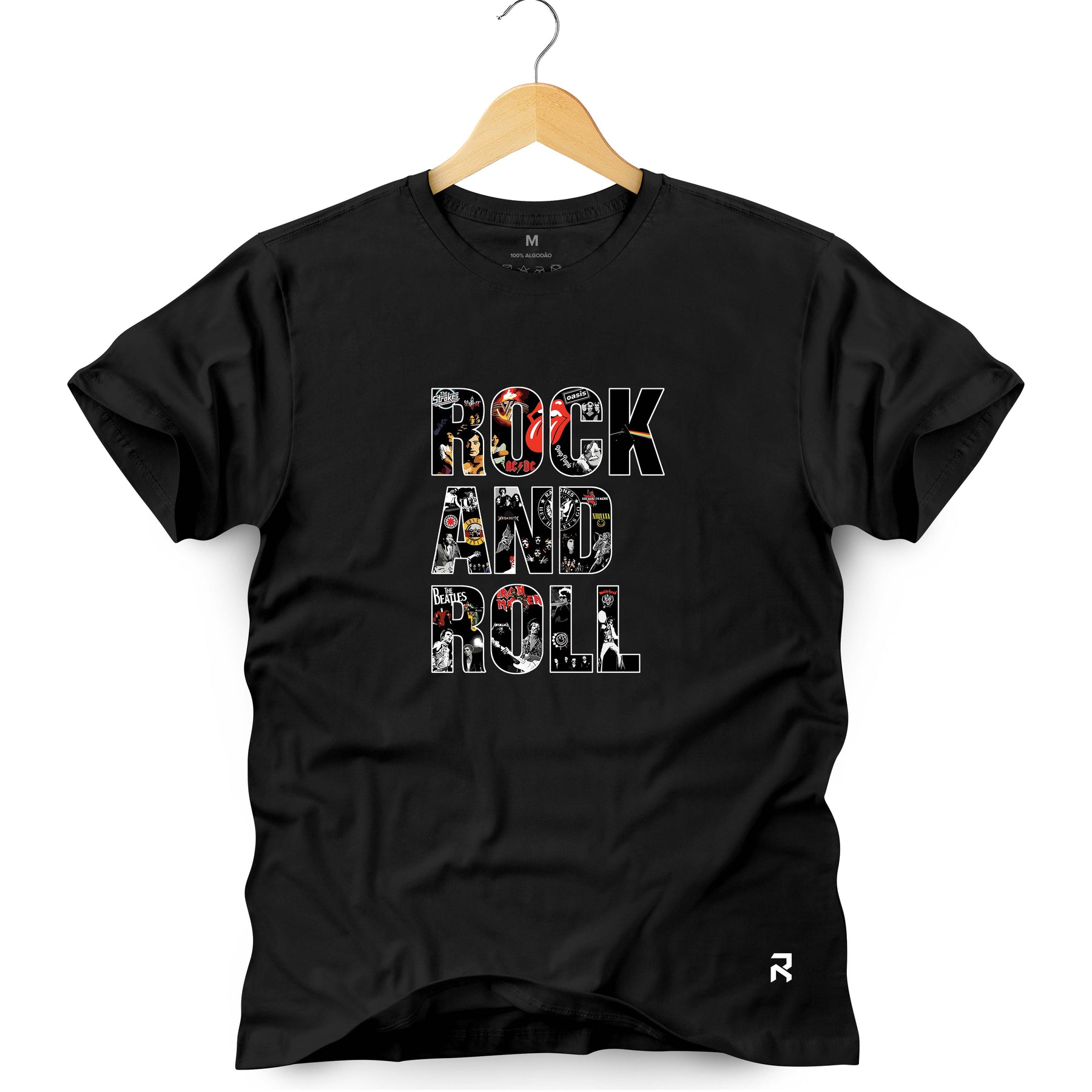 Camiseta Masculina Rock And Roll Bandas