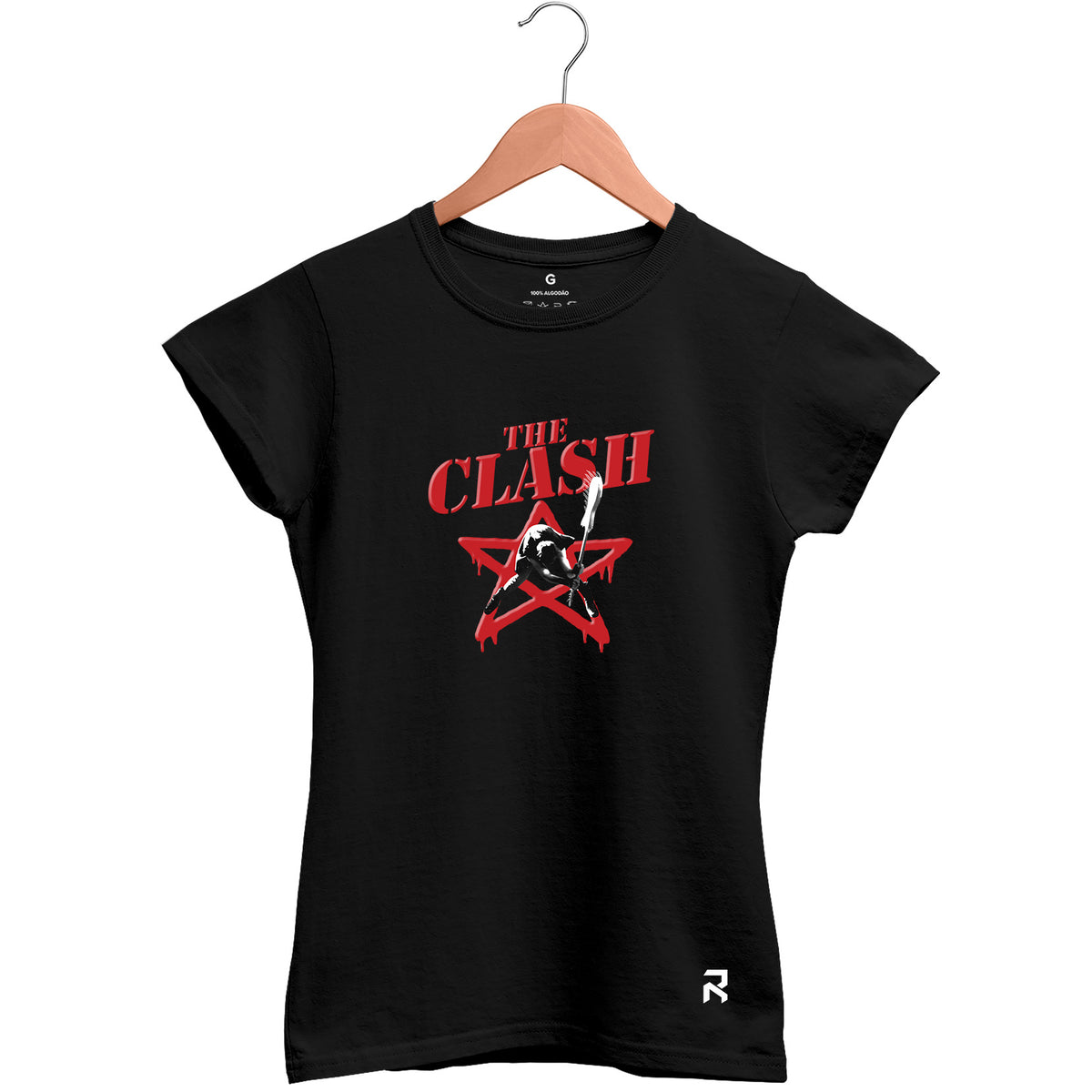 Camiseta Baby Look Feminina The Clash