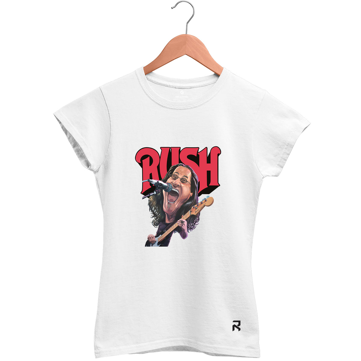 Camiseta Baby Look Feminina Vocalista Rush
