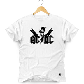 Camiseta Masculina ACDC Homer