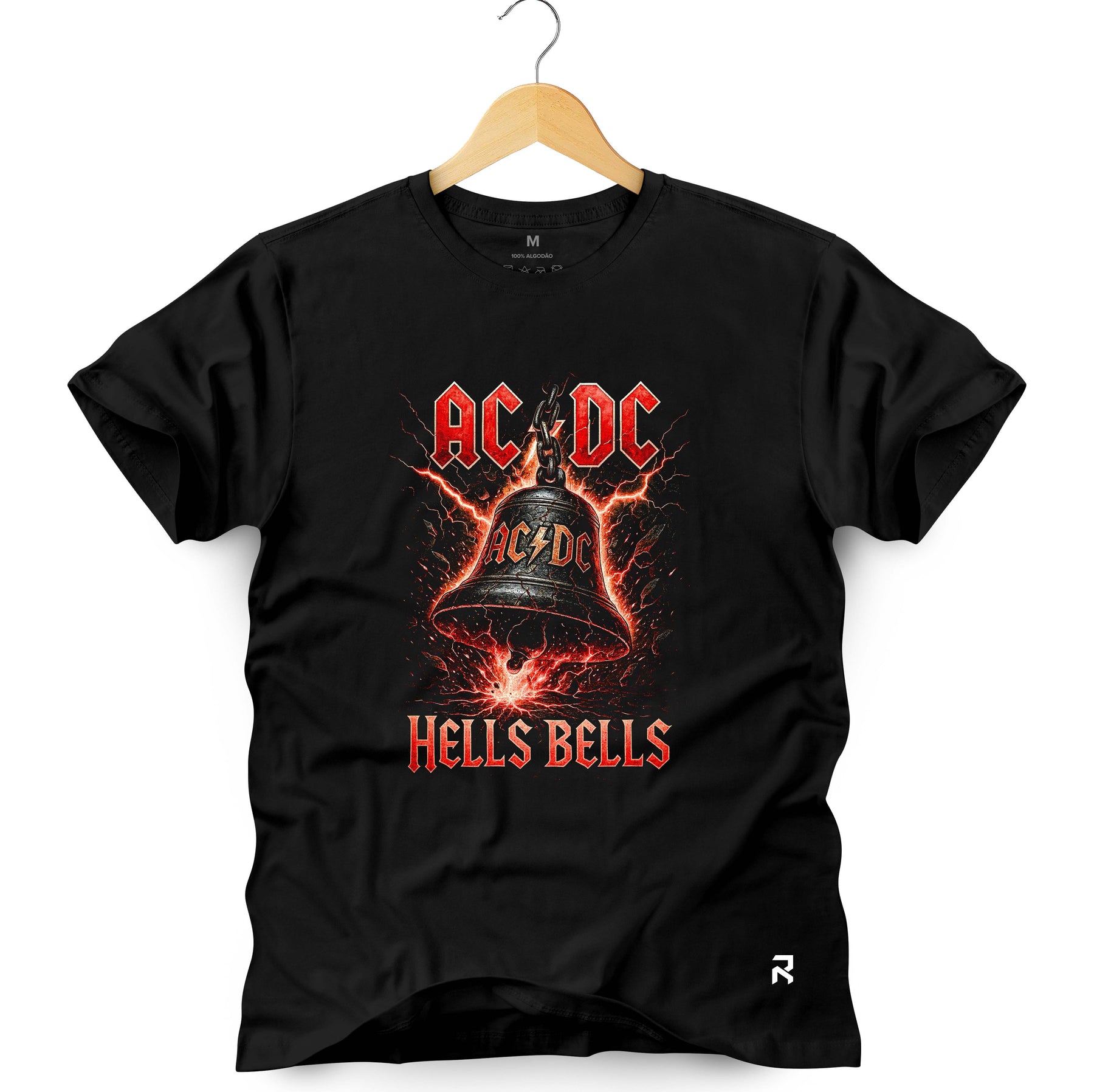 Camiseta Masculina ACDC Hells Bells