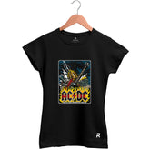 Camiseta Baby Look Feminina ACDC England