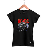 Camiseta Baby Look Feminina ACDC Thunder