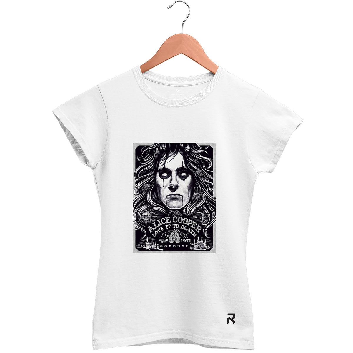 Camiseta Baby Look Feminina Alice Cooper