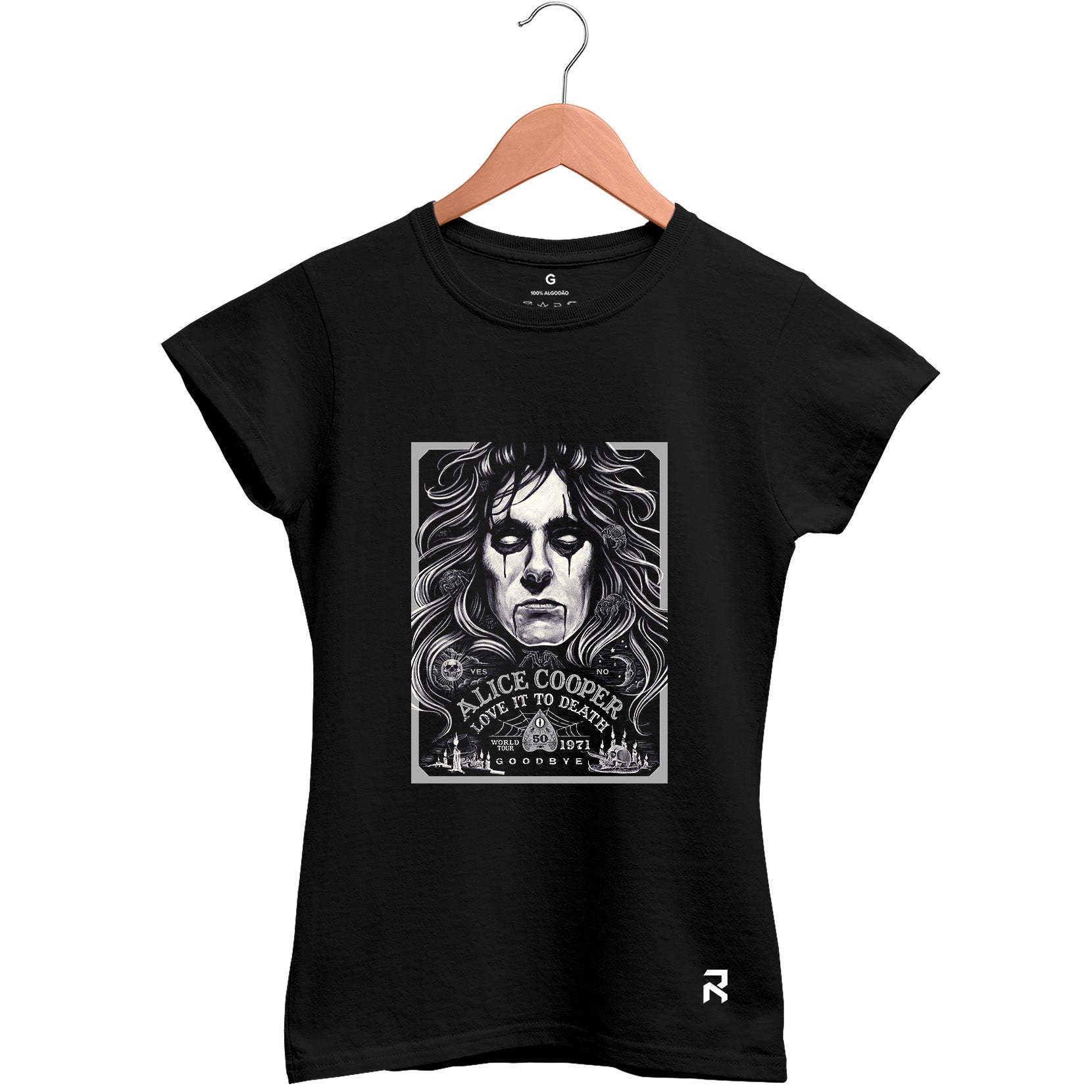 Camiseta Baby Look Feminina Alice Cooper