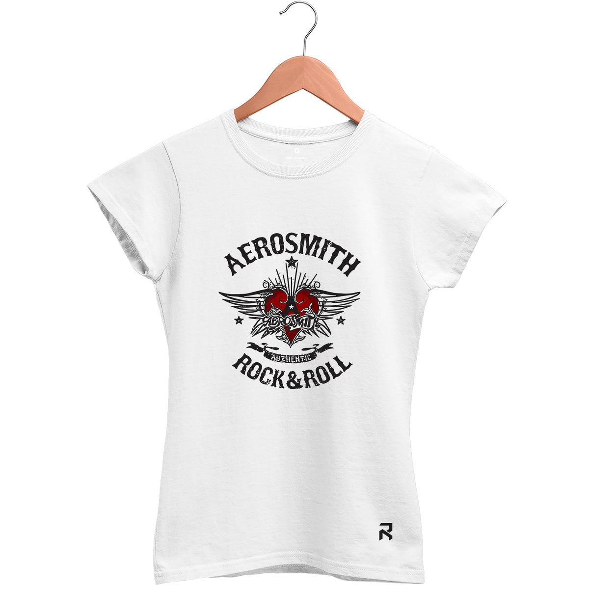 Camiseta Baby Look Feminina Aerosmith Rock & Roll