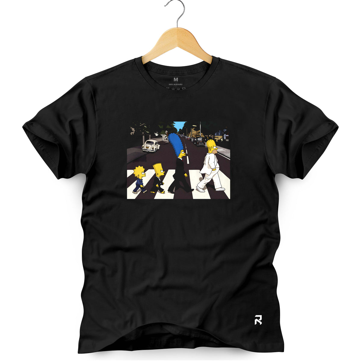Camiseta Masculina Abbey Road Cartoon